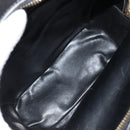 CELINE Circle Shoulder Bag Leather Black Gold Auth YKZ1524A-10