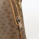 GUCCI Micro GG Supreme Shoulder Bag PVC Beige Gold 07 37 4916 Auth YKZ1534-14