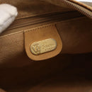 GUCCI Micro GG Supreme Shoulder Bag PVC Beige Gold 07 37 4916 Auth YKZ1534-15