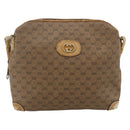 GUCCI Micro GG Supreme Shoulder Bag PVC Beige Gold 07 37 4916 Auth YKZ1534-2