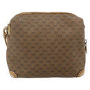 GUCCI Micro GG Supreme Shoulder Bag PVC Beige Gold 07 37 4916 Auth YKZ1534-3