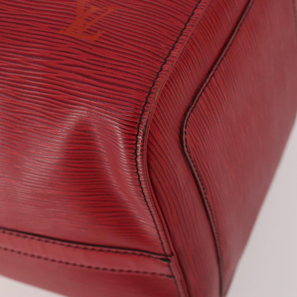 LOUIS VUITTON Epi Keepall 45 Boston Bag Red M42977 LV Auth YKZ1535A