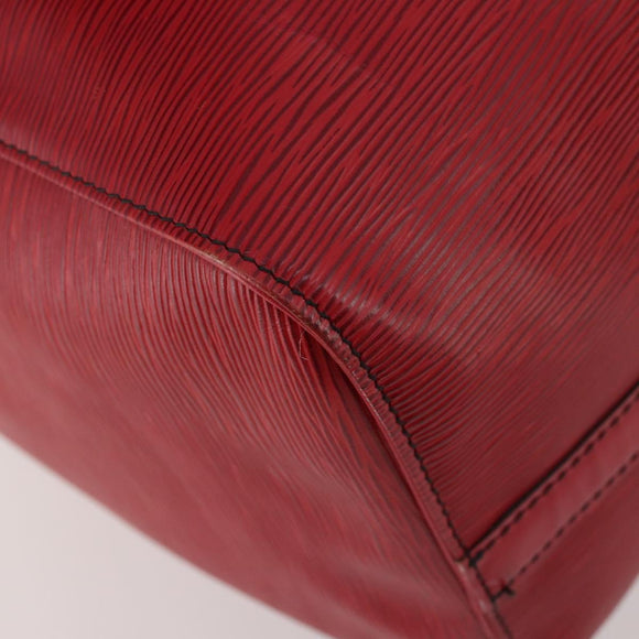 LOUIS VUITTON Epi Keepall 45 Boston Bag Red M42977 LV Auth YKZ1535A