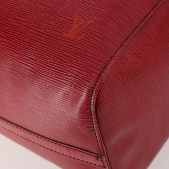 LOUIS VUITTON Epi Keepall 45 Boston Bag Red M42977 LV Auth YKZ1535A