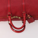 LOUIS VUITTON Epi Keepall 45 Boston Bag Red M42977 LV Auth YKZ1535A-7