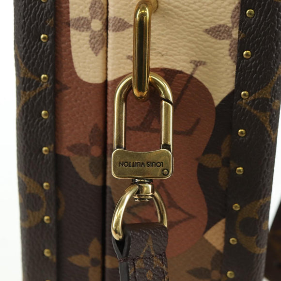 LOUIS VUITTON Monogram Vertical Clutch Box Shoulder Bag M10247 LV Auth YKZ1537SM