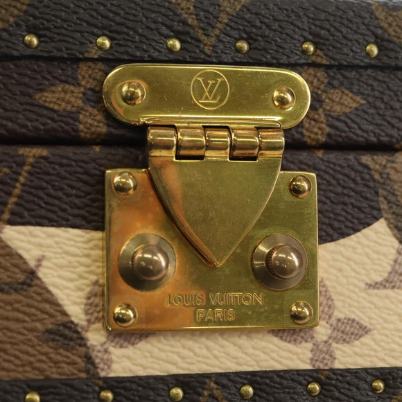 LOUIS VUITTON Monogram Vertical Clutch Box Shoulder Bag M10247 LV Auth YKZ1537SM