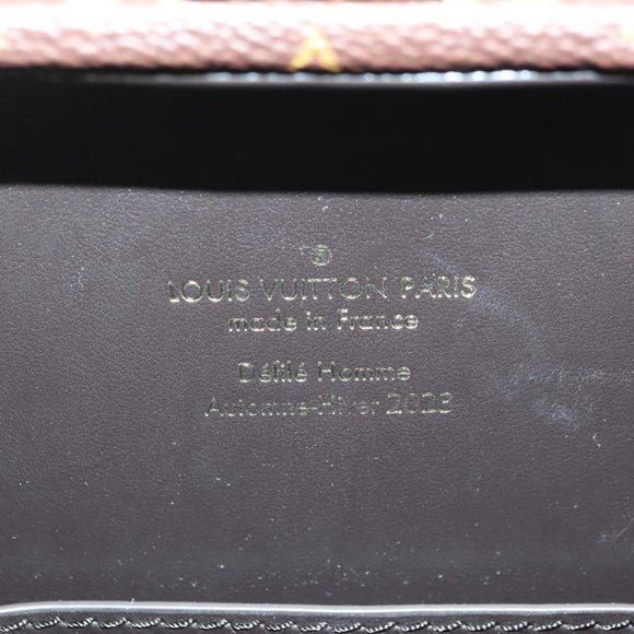 LOUIS VUITTON Monogram Vertical Clutch Box Shoulder Bag M10247 LV Auth YKZ1537SM
