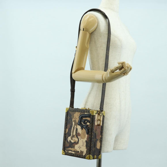 LOUIS VUITTON Monogram Vertical Clutch Box Shoulder Bag M10247 LV Auth YKZ1537SM