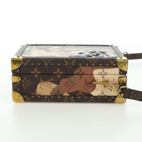 LOUIS VUITTON Monogram Vertical Clutch Box Shoulder Bag M10247 LV Auth YKZ1537SM