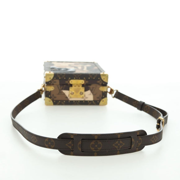 LOUIS VUITTON Monogram Vertical Clutch Box Shoulder Bag M10247 LV Auth YKZ1537SM