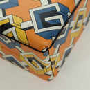 GUCCI Geometric G Poker Set Hand Bag Leather Yellow Gold 662474 Auth YKZ1541SAM-12