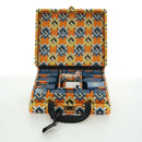 GUCCI Geometric G Poker Set Hand Bag Leather Yellow Gold 662474 Auth YKZ1541SAM-32