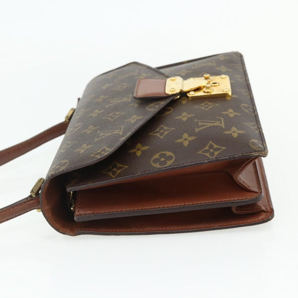 LOUIS VUITTON Monogram Concorde Hand Bag M51190 LV Auth YKZ1542