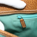 GUCCI GG Canvas Hand Bag Blue Silver 113011 Auth YKZ1546A-21