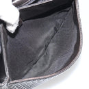 BALLY Kette Umhängetasche Leder Schwarz Gold Auth YKZ154A-24