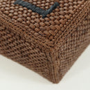 LOEWE Font Tote Small Suna Fujita Collaboration Bag Raffia 2way Auth YKZ1552SAM-15