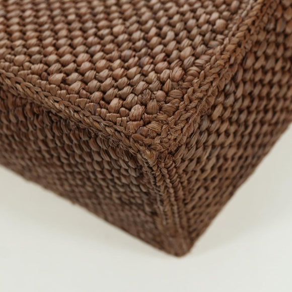 LOEWE Font Tote Small Suna Fujita Collaboration Bag Raffia 2way Auth YKZ1552SAM