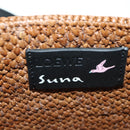 LOEWE Font Tote Small Suna Fujita Collaboration Bag Raffia 2way Auth YKZ1552SAM-21