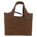 LOEWE Font Tote Small Suna Fujita Collaboration Bag Raffia 2way Auth YKZ1552SAM-2