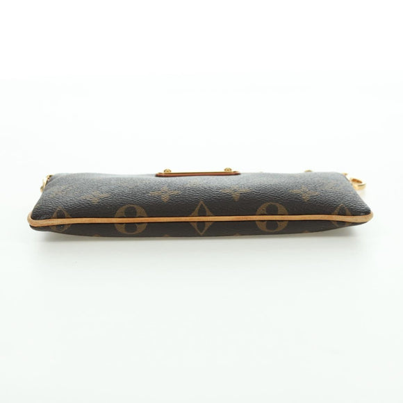 LOUIS VUITTON Monogram Chain Pochette Mila MM Pouch M60094 LV Auth YKZ1556SAV