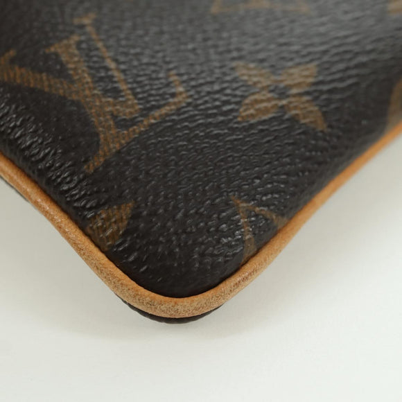 LOUIS VUITTON Monogram Chain Pochette Mila MM Pouch M60094 LV Auth YKZ1556SAV