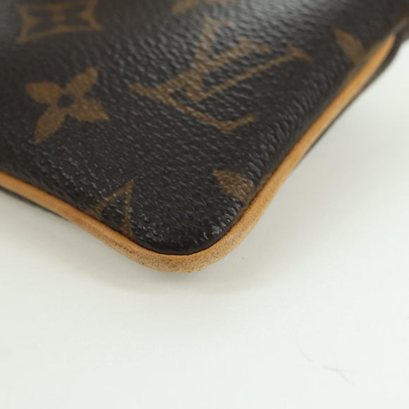 LOUIS VUITTON Monogram Chain Pochette Mila MM Pouch M60094 LV Auth YKZ1556SAV