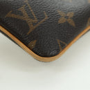 LOUIS VUITTON Monogram Chain Pochette Mila MM Pouch M60094 LV Auth YKZ1556SAV-16