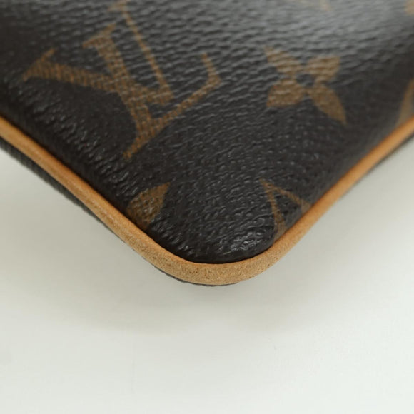 LOUIS VUITTON Monogram Chain Pochette Mila MM Pouch M60094 LV Auth YKZ1556SAV