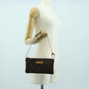 LOUIS VUITTON Monogram Chain Pochette Mila MM Pouch M60094 LV Auth YKZ1556SAV-24