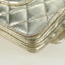 CHANEL Matelasse Chain Shoulder Bag Leather Gold CC Auth YKZ1557SAM-13