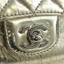 CHANEL Matelasse Chain Shoulder Bag Leather Gold CC Auth YKZ1557SAM-14