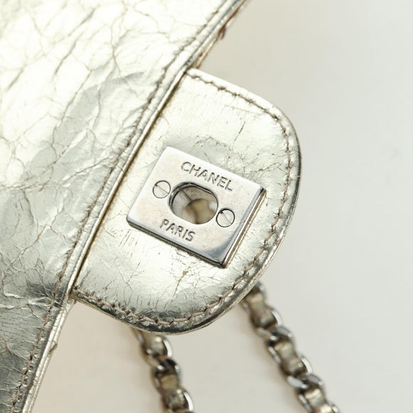 CHANEL Matelasse Chain Shoulder Bag Leather Gold CC Auth YKZ1557SAM