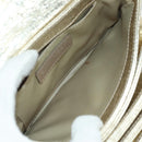 CHANEL Matelasse Chain Shoulder Bag Leather Gold CC Auth YKZ1557SAM-19