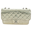 CHANEL Matelasse Chain Shoulder Bag Leather Gold CC Auth YKZ1557SAM-2