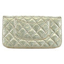 CHANEL Matelasse Chain Shoulder Bag Leather Gold CC Auth YKZ1557SAM-3