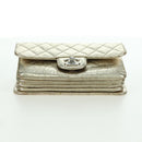CHANEL Matelasse Chain Shoulder Bag Leather Gold CC Auth YKZ1557SAM-9