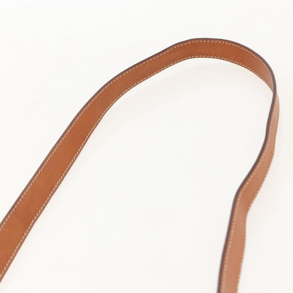 CELINE Macadam Canvas Handtasche PVC Leder 2-Wege Braun Gold Auth YKZ1558A