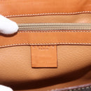 CELINE Macadam Canvas Handtasche PVC Leder 2-Wege Braun Gold Auth YKZ1558A-22