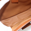 CELINE Macadam Canvas Handtasche PVC Leder 2-Wege Braun Gold Auth YKZ1558A-11