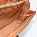 CELINE Macadam Canvas Handtasche PVC Leder 2-Wege Braun Gold Auth YKZ1558A-23