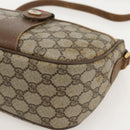 GUCCI GG Supreme Web Sherry Line Bag PVC Beige Gold 56 02 032 Auth YKZ1559-14
