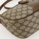 GUCCI GG Supreme Web Sherry Line Bag PVC Beige Gold 56 02 032 Auth YKZ1559-15