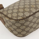 GUCCI GG Supreme Web Sherry Line Bag PVC Beige Gold 56 02 032 Auth YKZ1559-17