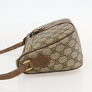 GUCCI GG Supreme Web Sherry Line Bag PVC Beige Gold 56 02 032 Auth YKZ1559-3