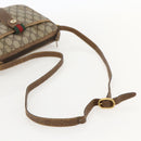 GUCCI GG Supreme Web Sherry Line Bag PVC Beige Gold 56 02 032 Auth YKZ1559-7