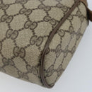GUCCI GG Supreme Web Sherry Line Clutch Bag PVC Beige Gold 89 01 012 Auth YKZ156-7