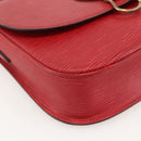 LOUIS VUITTON Epi Saint Cloud GM Shoulder Bag Red M52197 LV Auth YKZ1560-15