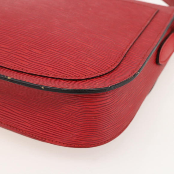LOUIS VUITTON Epi Saint Cloud GM Shoulder Bag Red M52197 LV Auth YKZ1560