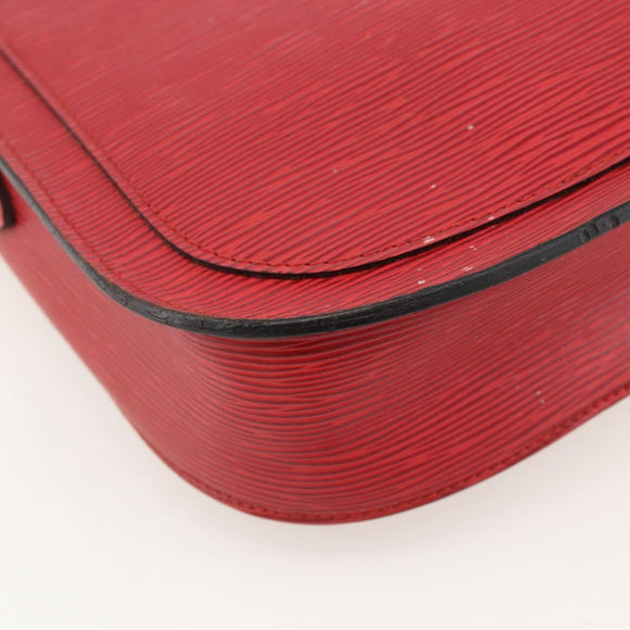 LOUIS VUITTON Epi Saint Cloud GM Shoulder Bag Red M52197 LV Auth YKZ1560